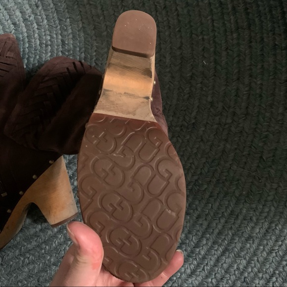 UGG brown suede boots 8 - Picture 8 of 9